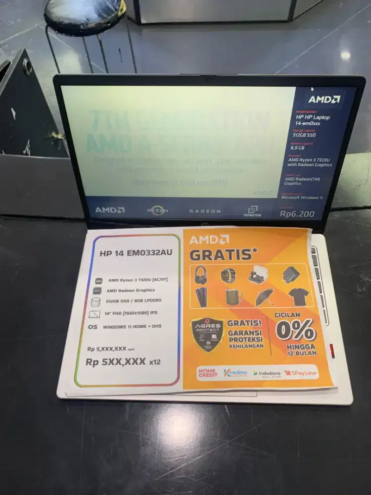 Laptop HP 14 EM0332AU DP 0