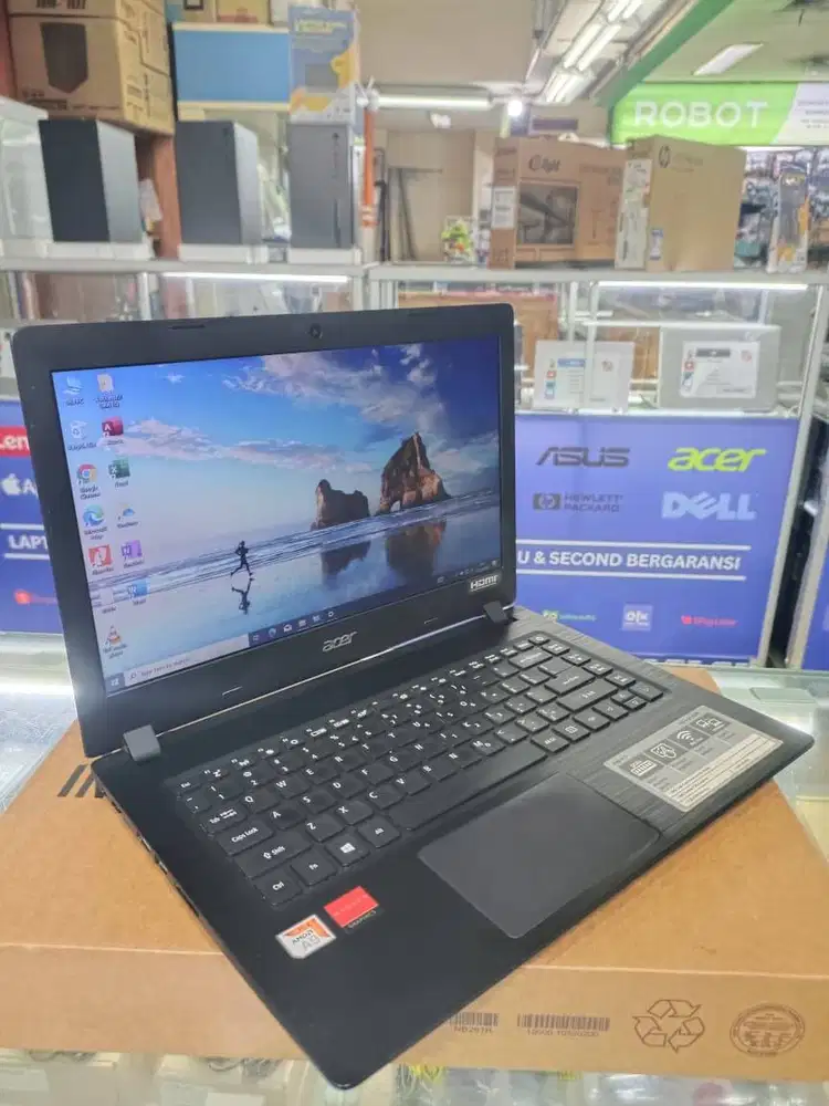 Laptop Acer Aspire A314 Amd A9-9420e Radeon R5 Ram 4Gb SSD 128 Gb