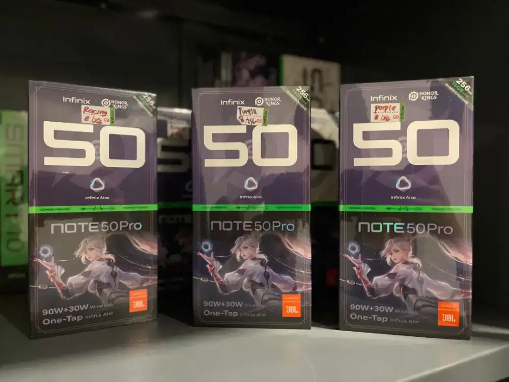 Infinix Note 50 8GB+8GB/256GB Promo Murah New Segel