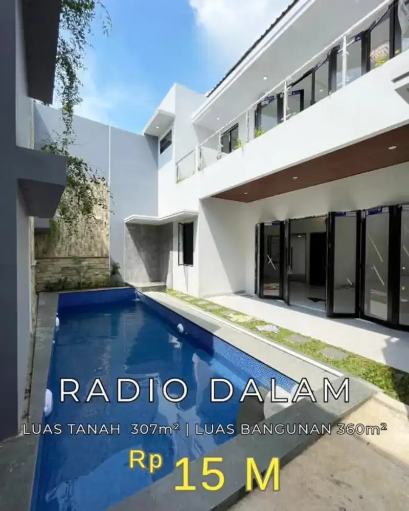 Dijual Rumah Baru Mewah Di Radio Dalam.Kebayoran Baru