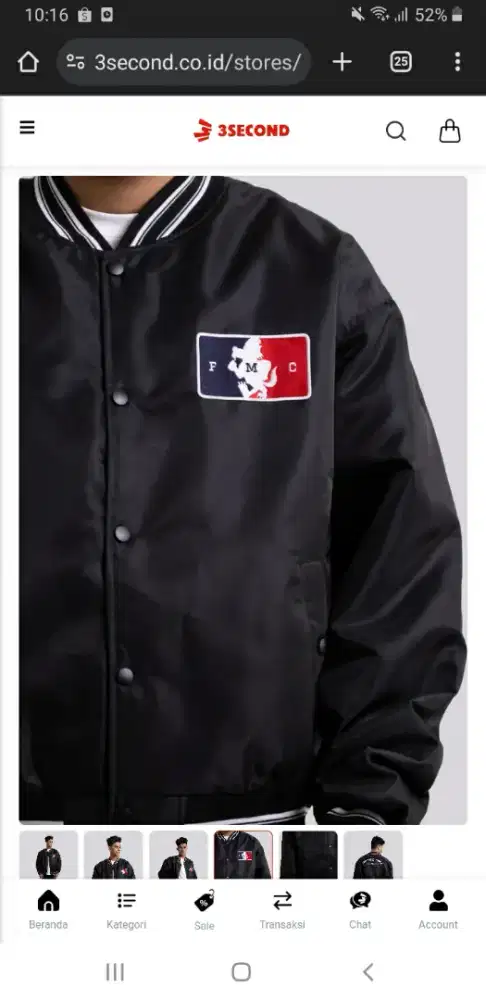 Jaket Merk FMC ( 3 Second )