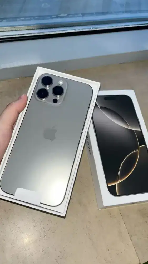 IPHONE 16 PROMAX NATURAL TITANIUM 256GB IBOX BH 100