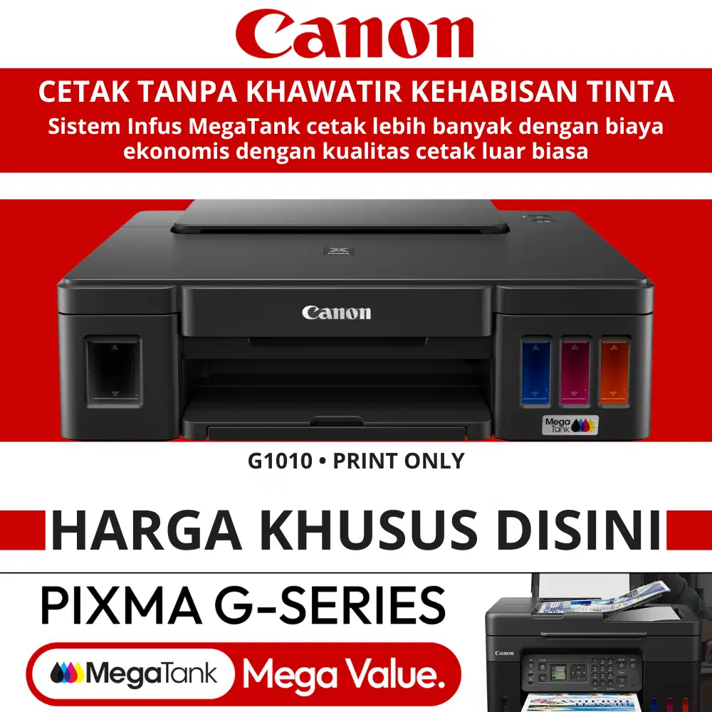 Printer Paling Dicari Orang Canon PIXMA G1010 Print Only