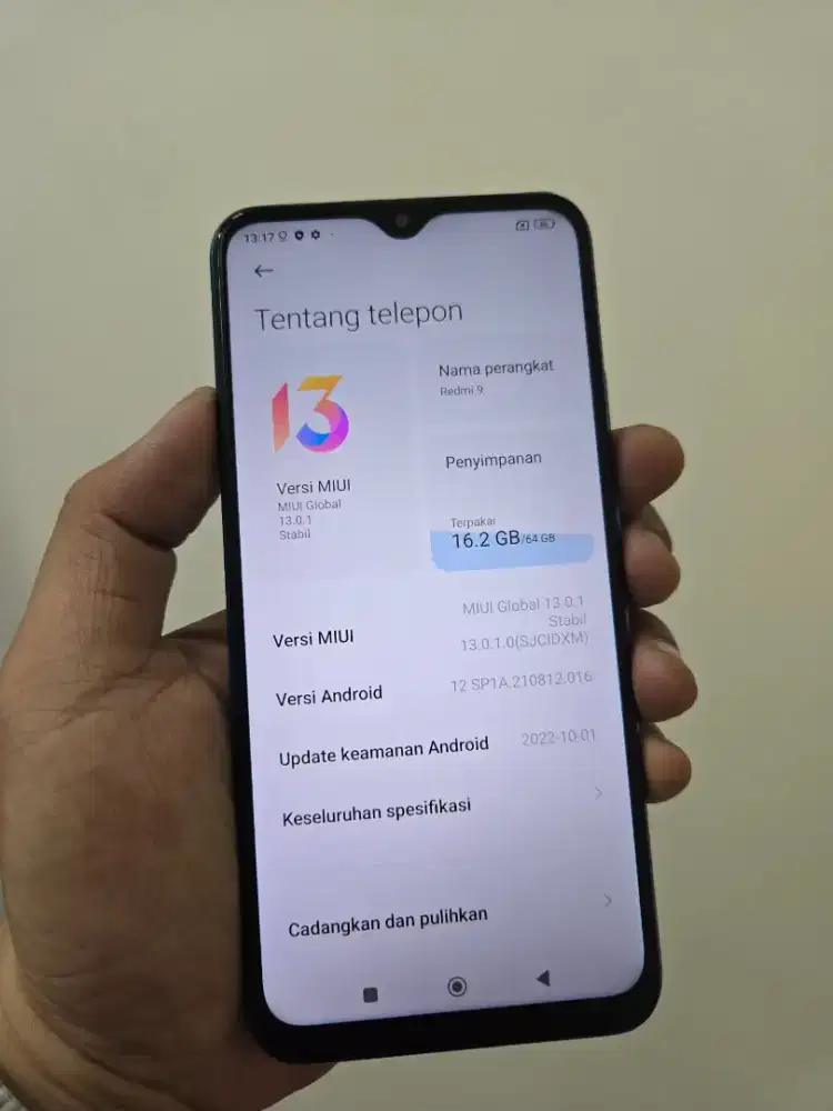 Redmi 9 ram 4/64 unit only