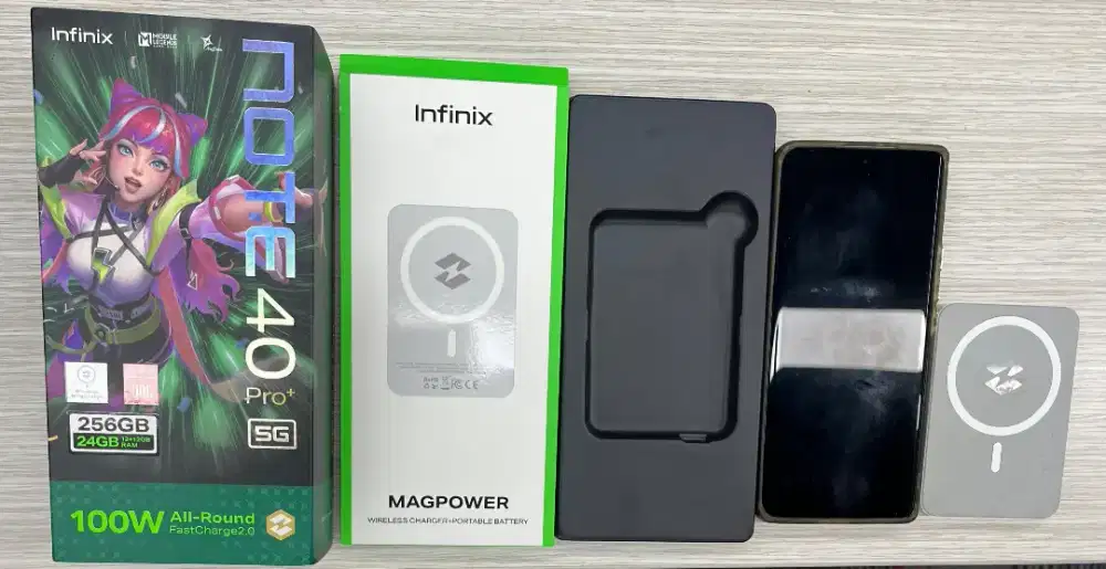 INFINIX NOTE 40 PRO PLUS 12 + 12 256gb fullset