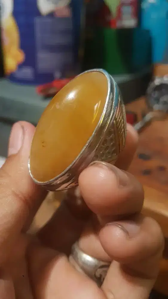 akik MG sumatra kuning keju