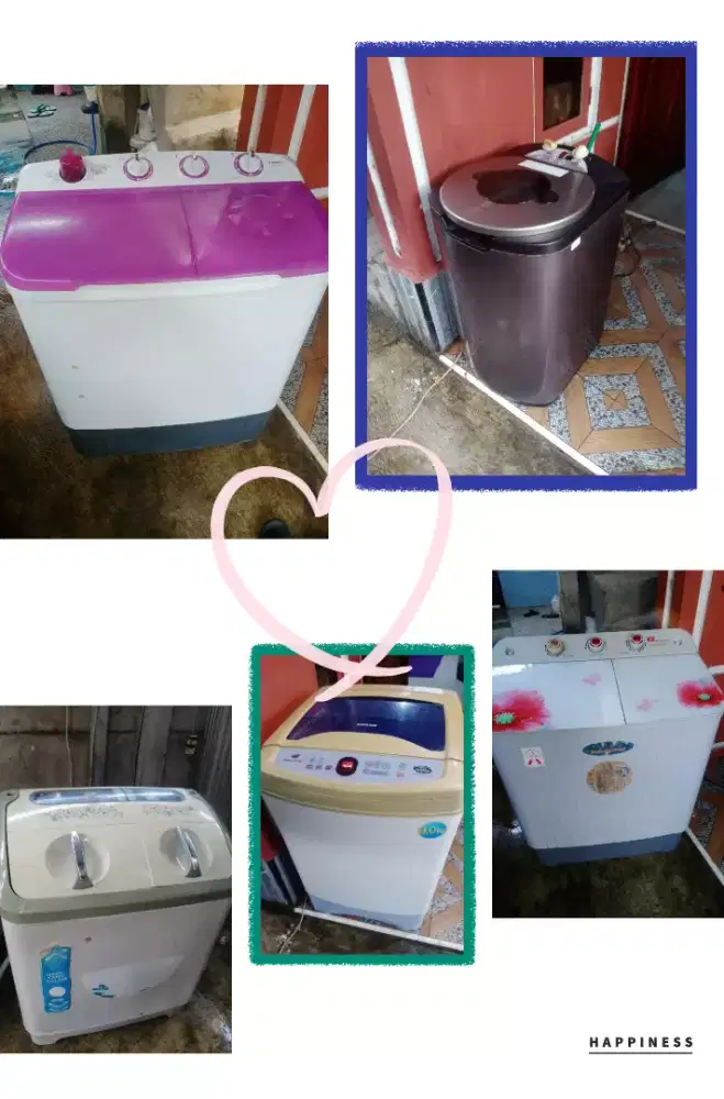 Ragam mesincuci bergaransi siap pakai