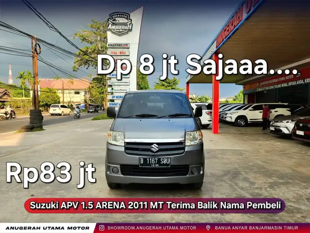 Dp8jt APV ARENA 2011 MT Terima Balik Nama Pembeli