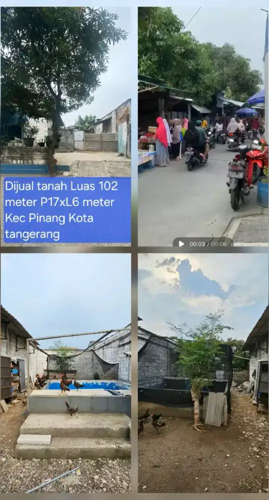 Dijual tanah tangerang kota alam sutera kunciran