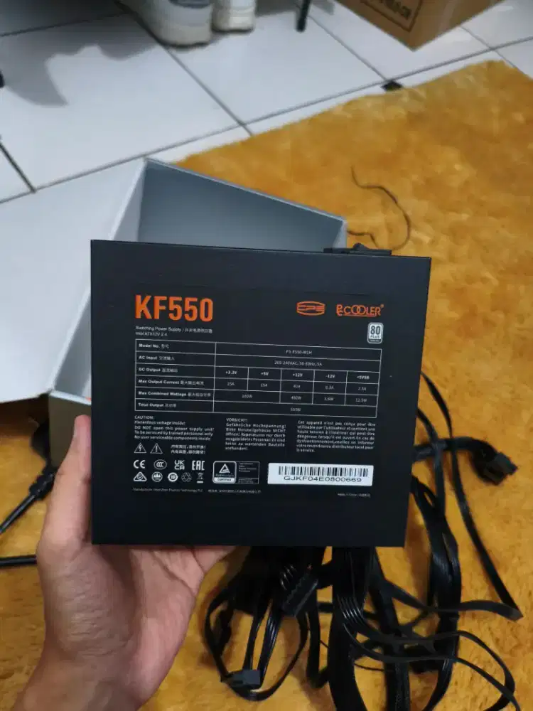 DIJUAL PSU PCCOOLER KF550 80+ WHITE
