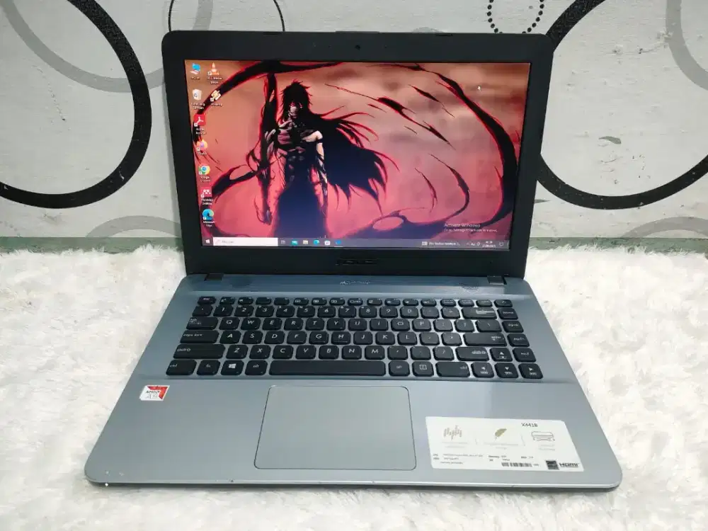 Laptop  Asus X441B -AMD A9 Radeon -SSD 128GB -4GB - SIAP PAKAI -