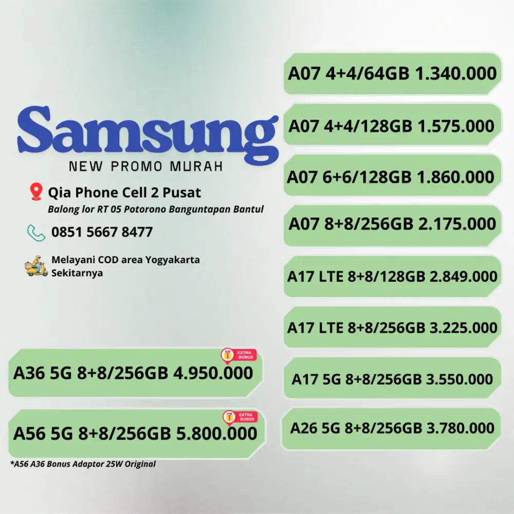 PROMO SAMSUNG MURAH BISA COD