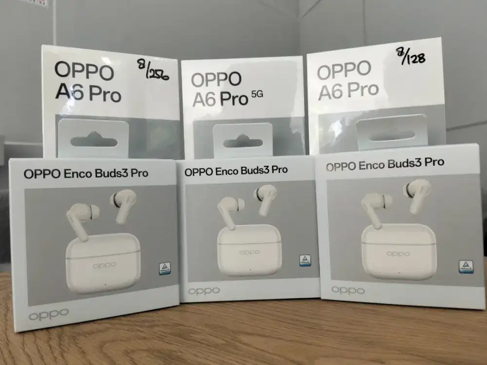 OPPO A6 PRO SERIES TERBARU BONUS ENCOBUDS 3 PRO BISA KREDIT SIAP ANTAR