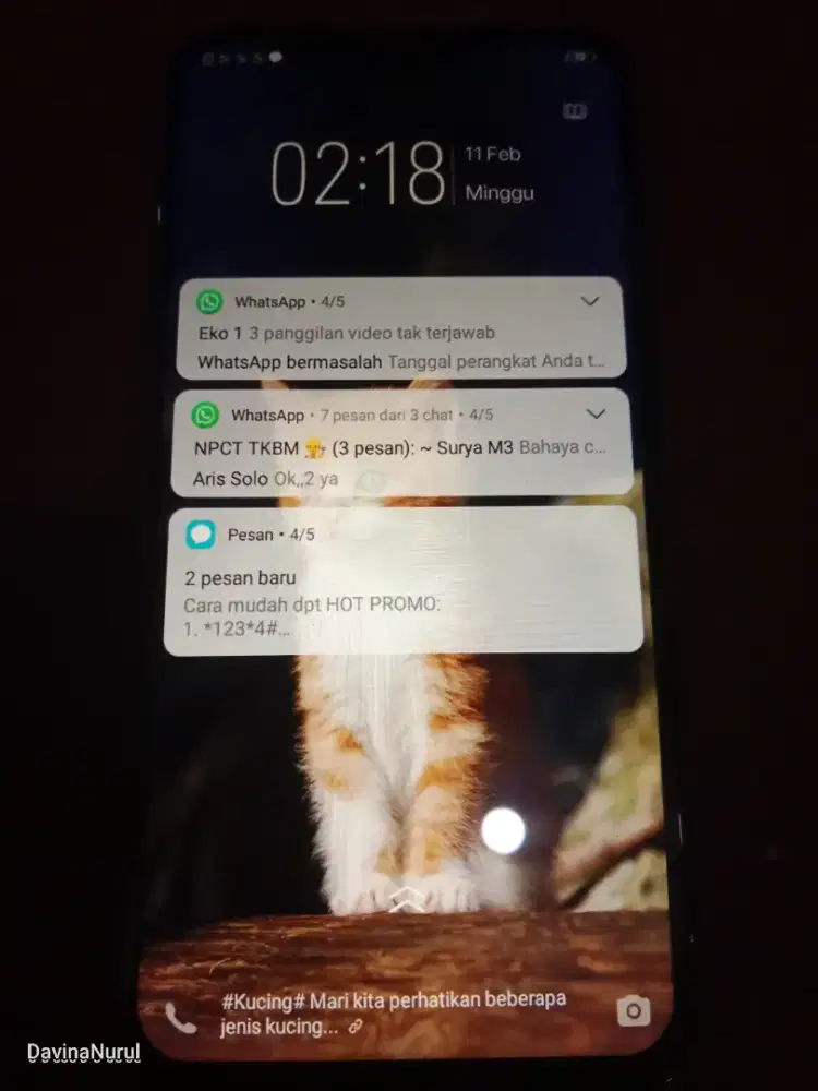 HP vivo y 91 second