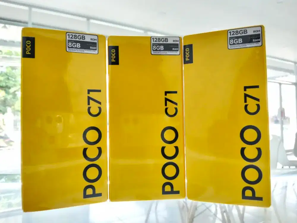 PROMO POCO C71 4/128 NEW SEGEL GARANSI RESMI TERMURAH SIAP ANTAR