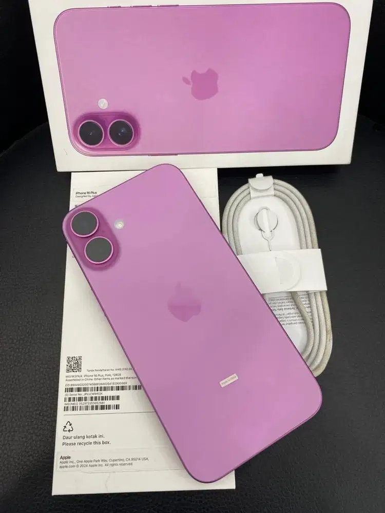 Iphone 16 Plus , Pink , 128GB Ibox