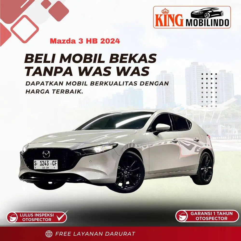 ( KM 18rb ) Mazda 3 HB 2024, Like New