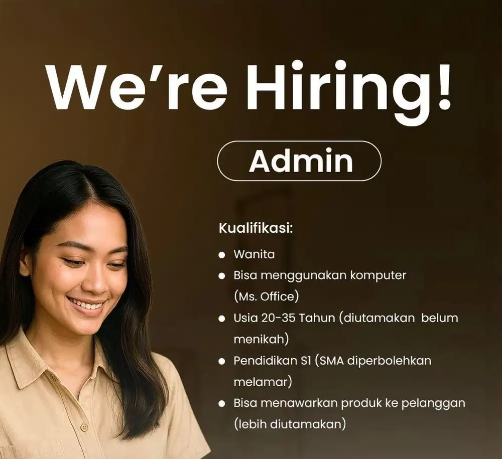 Lowongan Kerja Admin