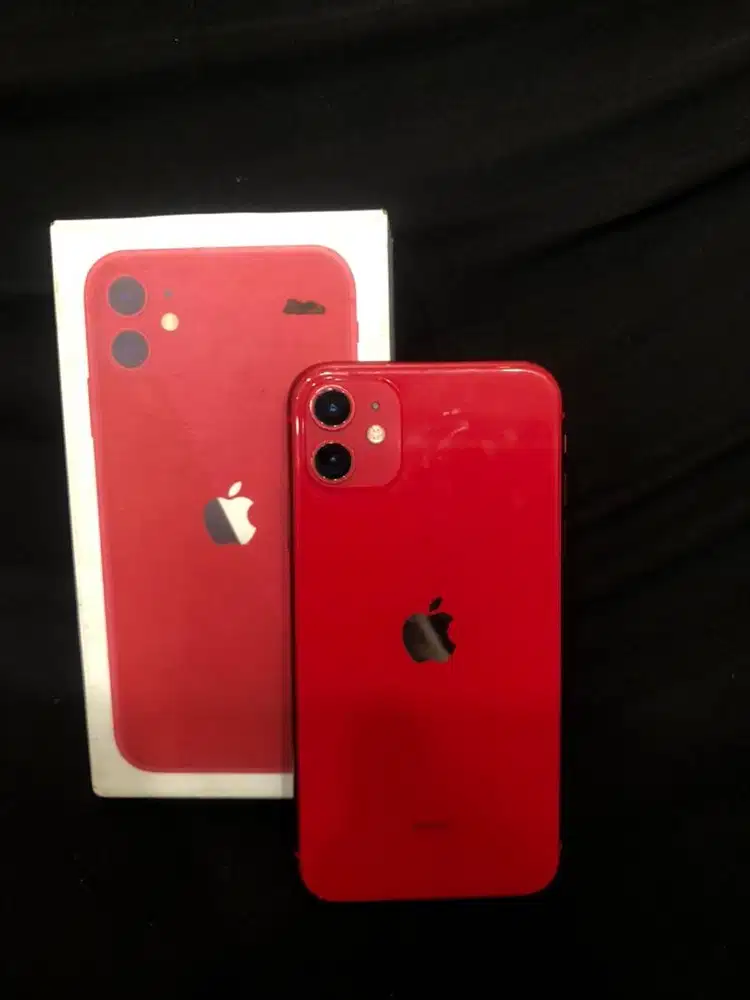 Iphone 11 128gb red fullset allopp