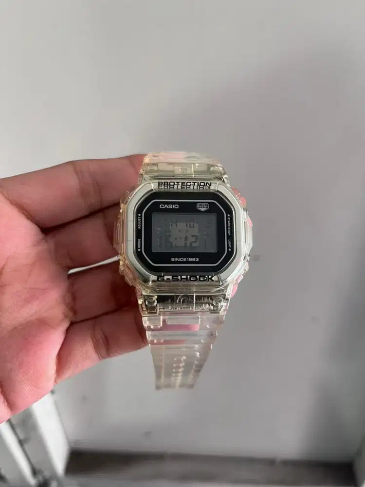 Casio G Shock Dw5040RX Limited Edition 40Th Anniversary Clear Remix