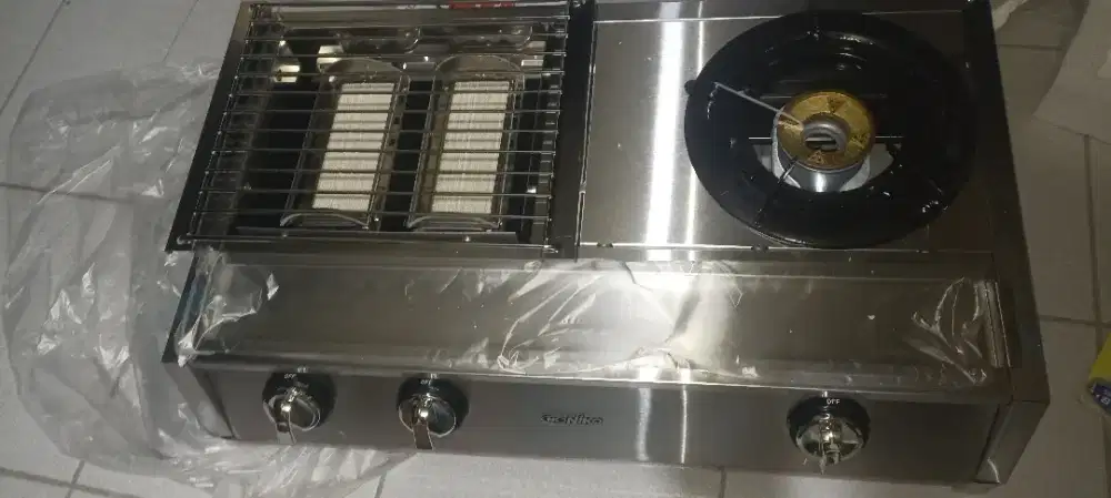 Kompor 2 in 1 NIKO Panggangan dan tungku biasa + GRATIS Regulator