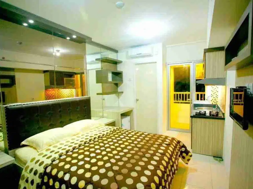 EDUCITY FULL FURNISH‼️Sewa Apartemen Studio Pakuwon City dekat ITS Sukolilo