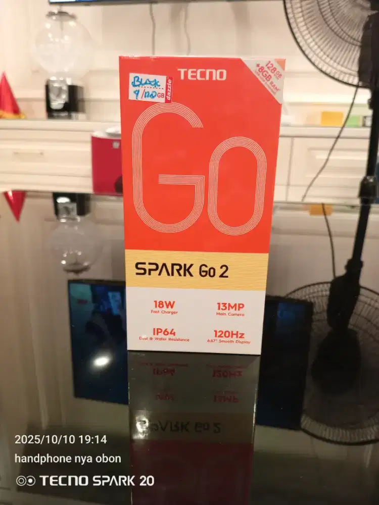 JUAL CEPAT TECNO SPARK GO 2 BARU 8/128