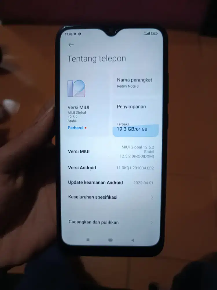 Redmi note 8 ram 4/64