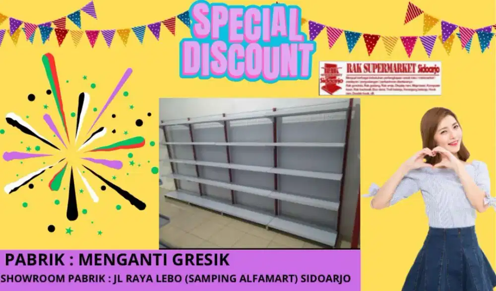 Rak minimarket gondrola