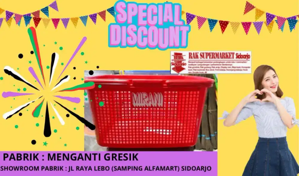 Keranjang Mirani supermarket
