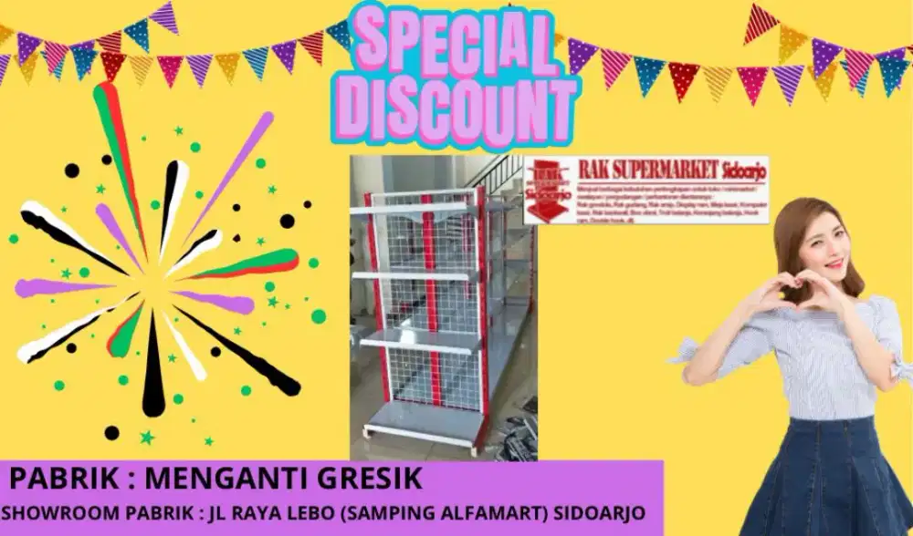 Rak minimarket gondrola