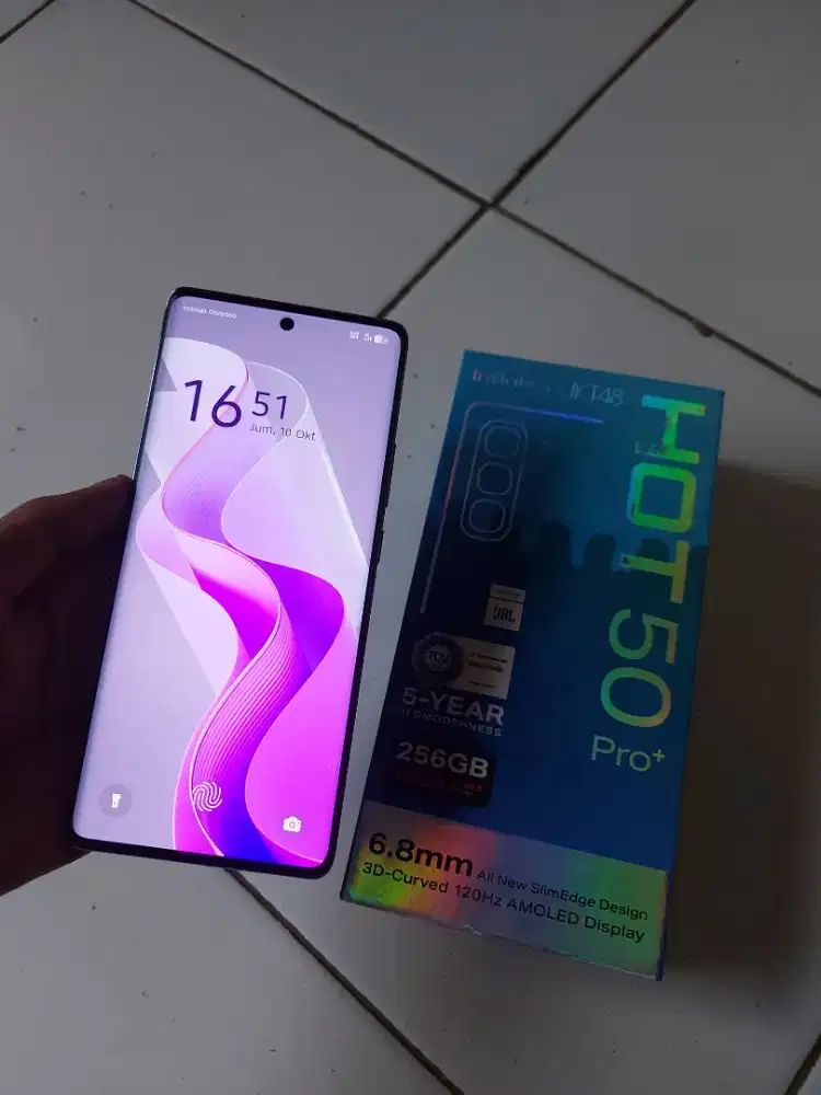 Infinix hot 50 pro+ 8+8/256 Gb fullset mulus like new no minus