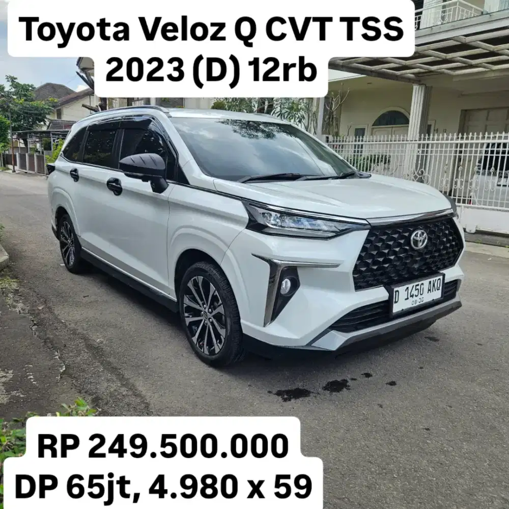 Antik KM 12rb.. Toyota Veloz Q CVT TSS 2023 (D)