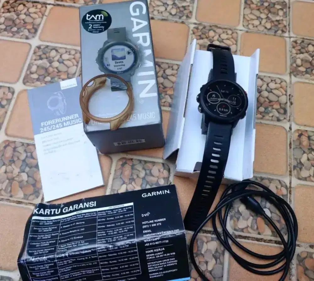 Smart watch garmin forerunner 245 smartwatch gps running strava