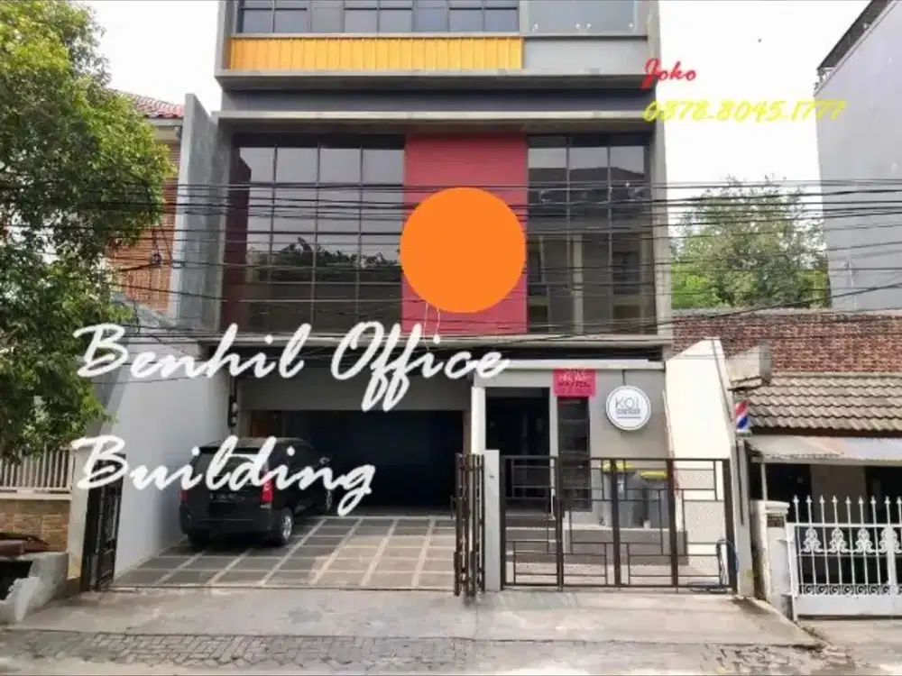 Gedung Kantor Cantik 4 Lt Area Istimewa Bendungan Hilir, Jakpus