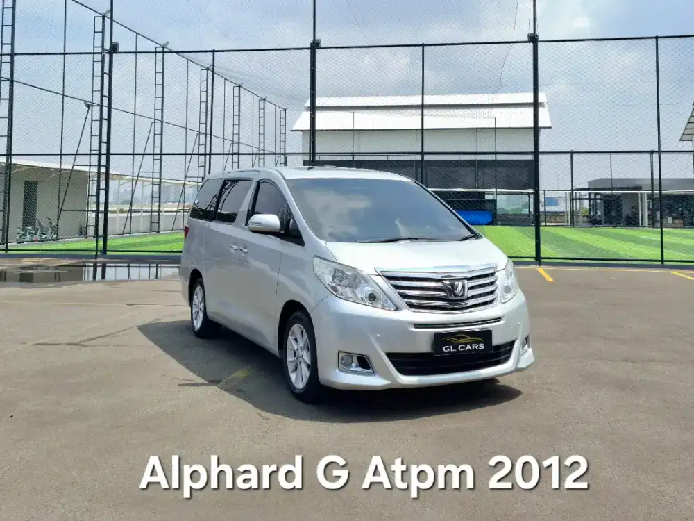 Alphard G Atpm Cash 2012 Silver 2.4 Toyota