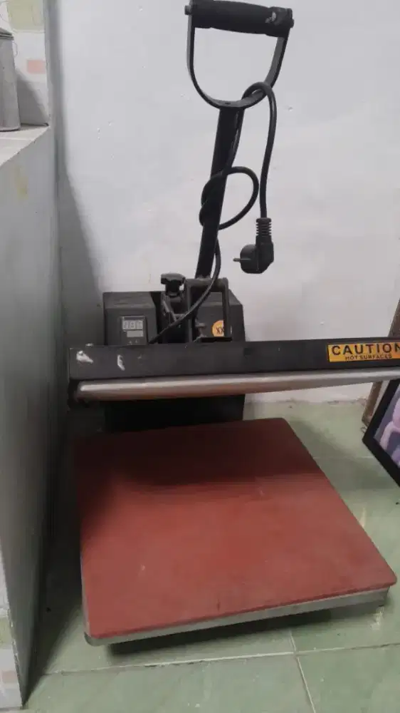 Mesin pres sablon second