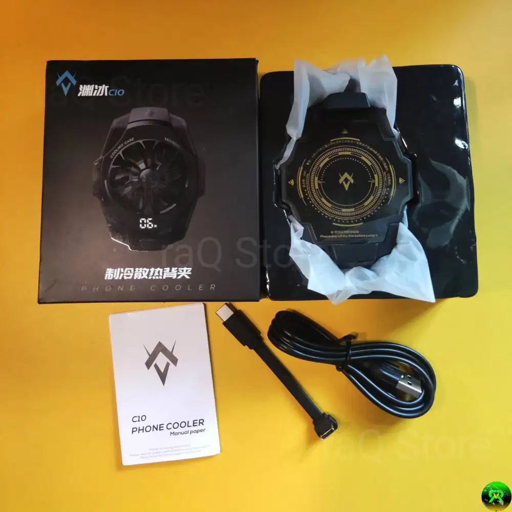 Cooler HP Memo C10 model Jepit android, masih Bekas OB, Lengkap Bawaan