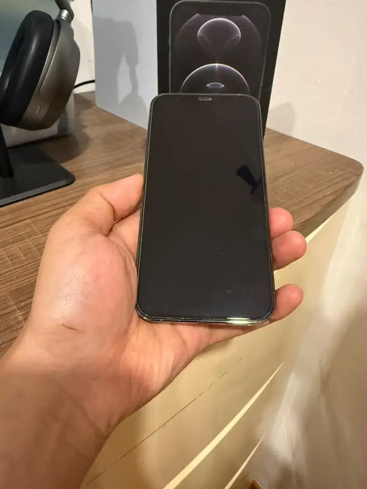 Jual iPhone 12 Pro 256GB Graphite - Ex iBox, Fullset, Mulus!