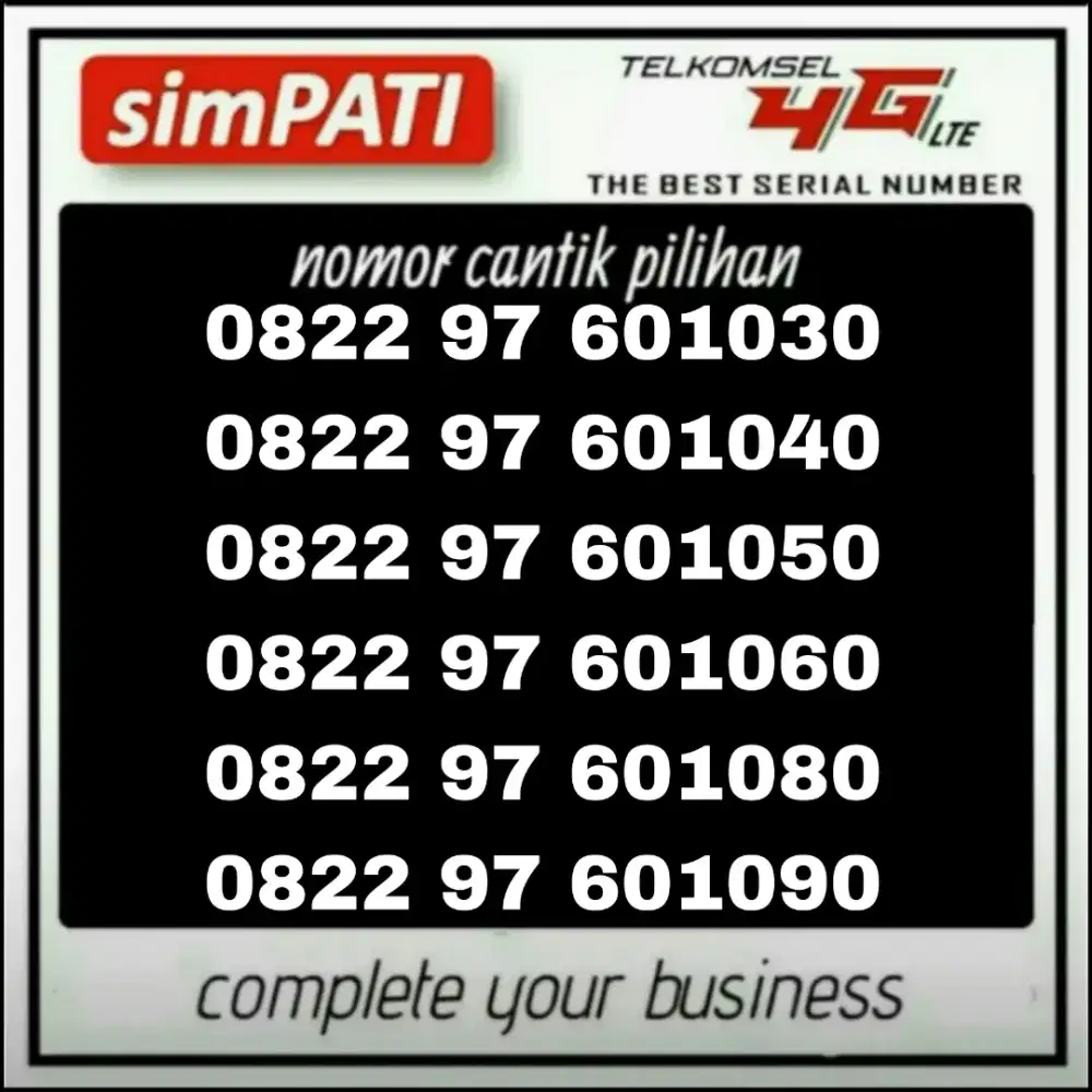 Telkomsel simpati nomor cantik rapih menarik