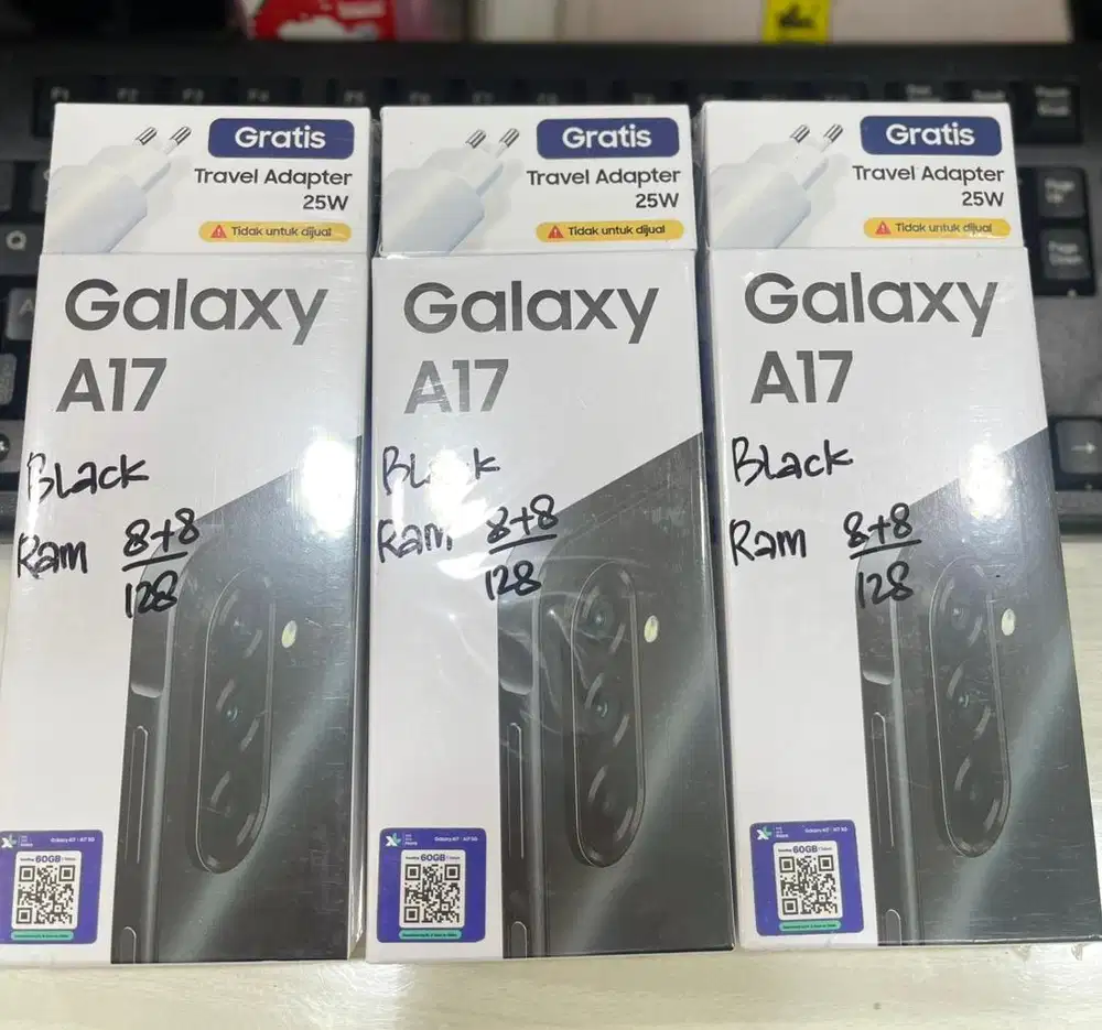 Promo Baru...Samsung A17 4G 8/128 Grs Resmi (Black,Light Blue,Gray)
