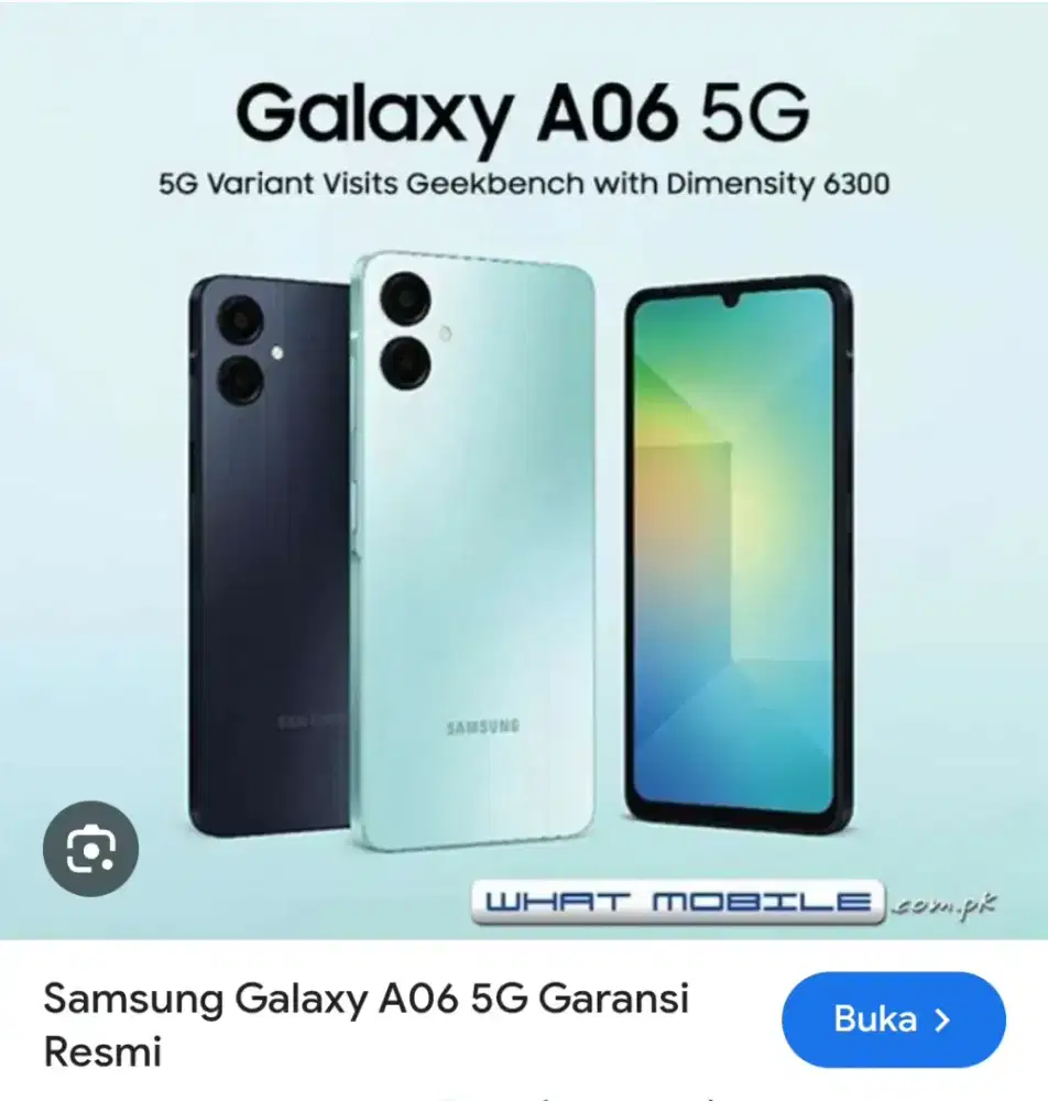 Jual hp Samsung A06 5G 6/128