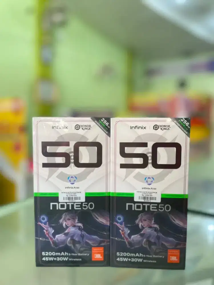 INFINIX NOTE 50 SERIES 8/256GB READY