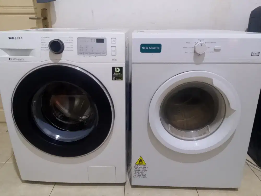 Pengering asiatec dan mesincuci samsung