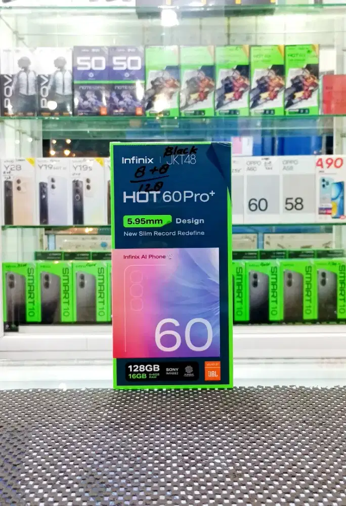 BARU..INFINIX HOT 60 PRO PLUS RAM 8+8/128 SEGEL/GARANSI RESMI.