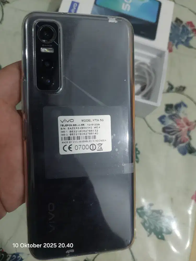 VIVO Y73S 5G Ram 8gb 512 gb