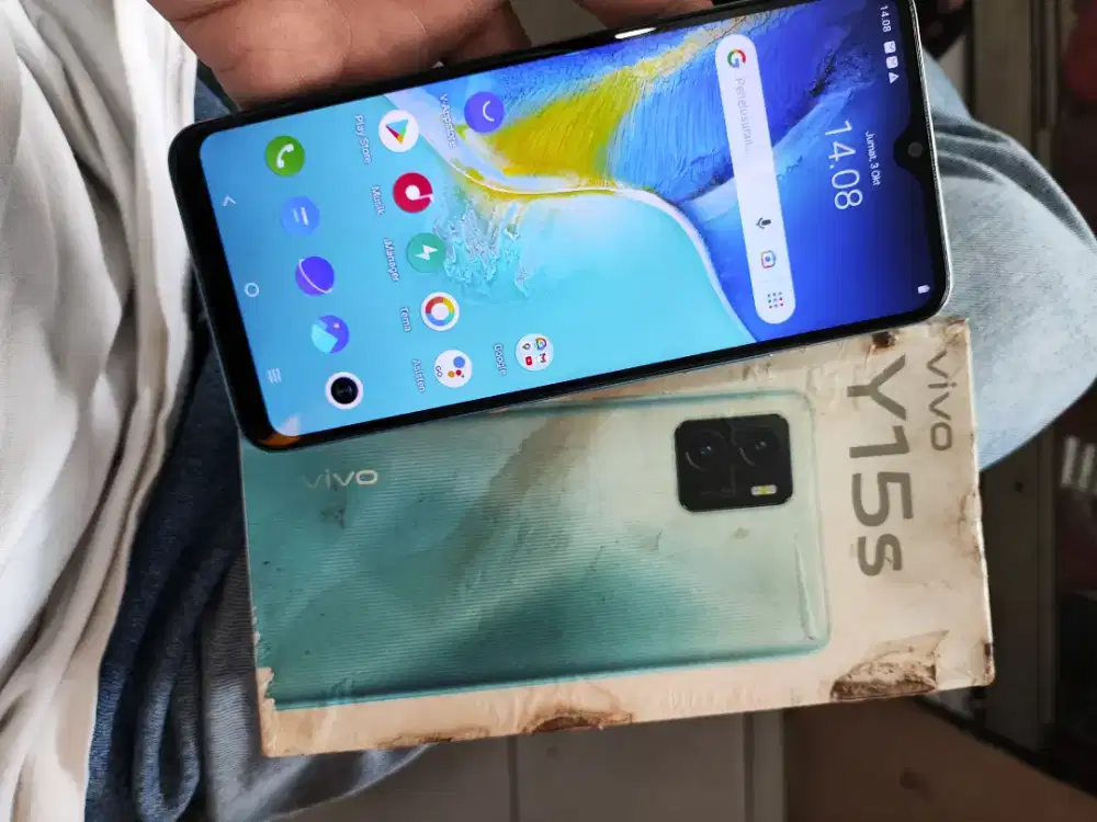 Vivo Y15s 3/32 Full set Nominus siap pake