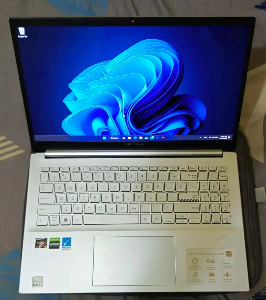 ASUS Vivobook Pro 15 OLED AMD Ryzen 9 Nvidia RTX 3050 GARANSI RESMI ON