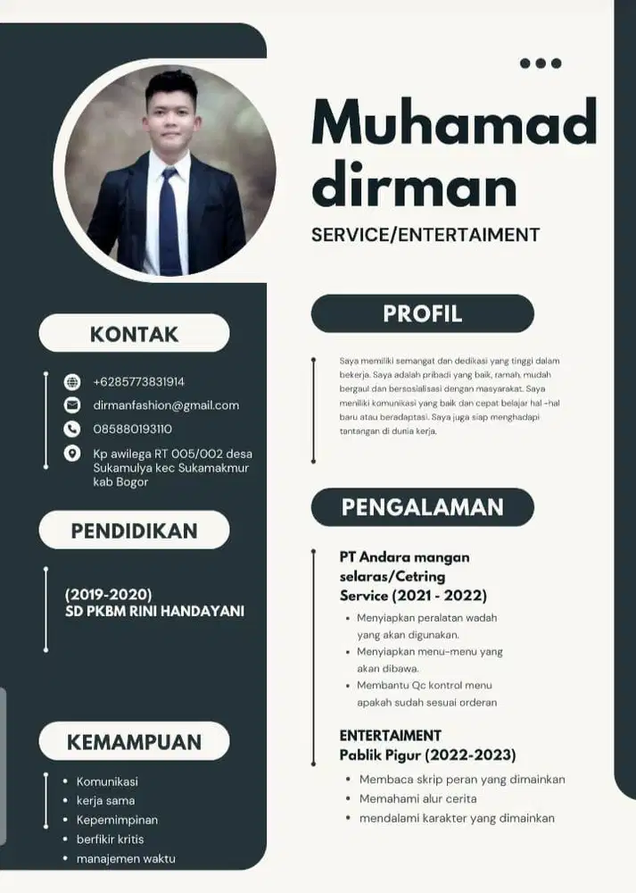 Saya butuh pekerjaan secepatnya
