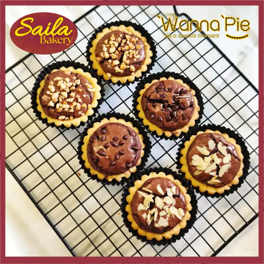 Kue Pai Brownies Fudgy Manis Gurih Renyah Empuk Cemilan Special